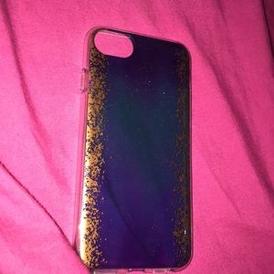 iphone 6/7/8 blue and gold case